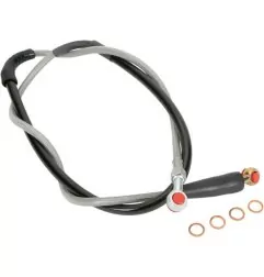 Latiguillo de freno MOOSE de acero inoxidable trenzado para HONDA CR 125, CR 250, CR 500, CRF 250, CRF 450 de 1995 a 2008