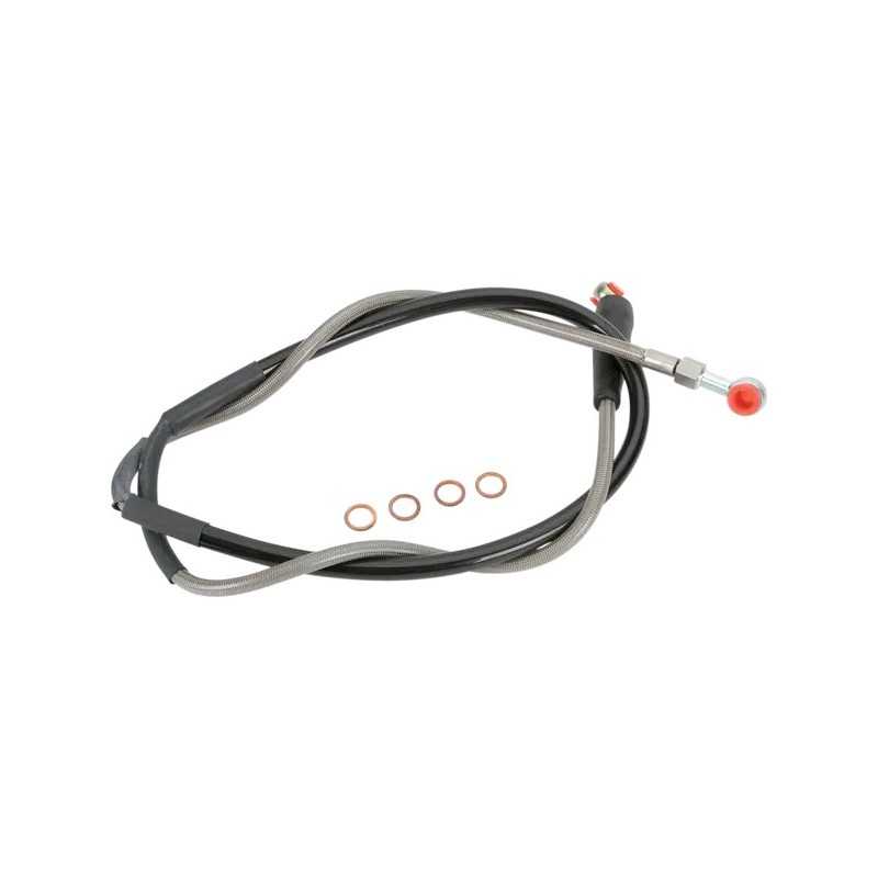 Latiguillo de freno trenzado de acero inoxidable MOOSE para GAS GAS, HUSQVARNA, KTM EX 250, EX 250 F, EX 300, EX 350 F de 2000 a