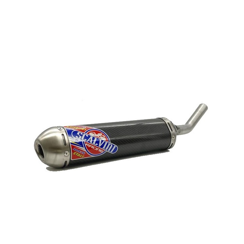 SCALVINI carbon/stainless steel exhaust silencer for HONDA CR 125 from 1990 to 1997 SCALVINI carbon/stainless steel exhaust silencer for HONDA CR 125 from 1990 to 1997