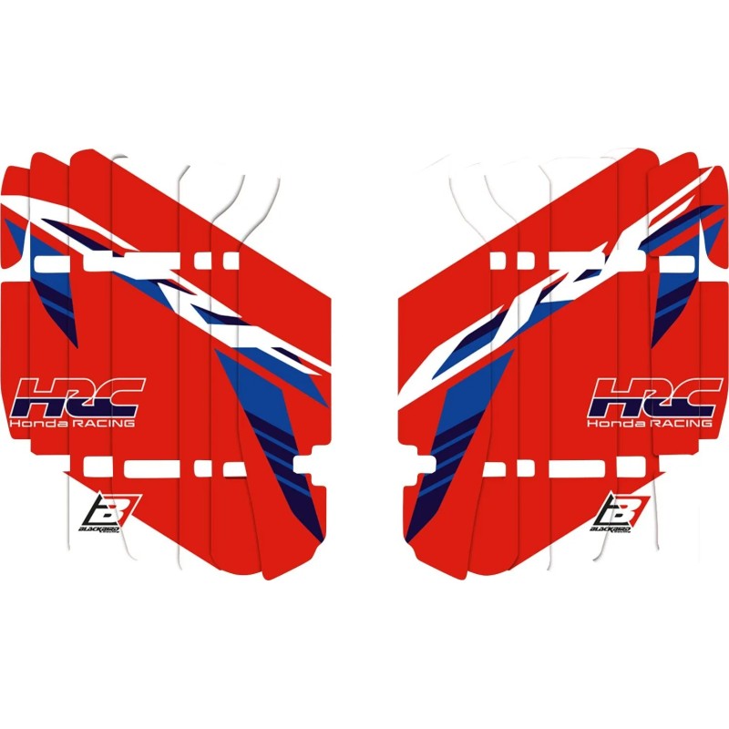 Rejillas de radiador con gráficos Team Honda HRC 2022 BLACKBIRD RACING para HONDA CRF 250 de 2010 a 2013