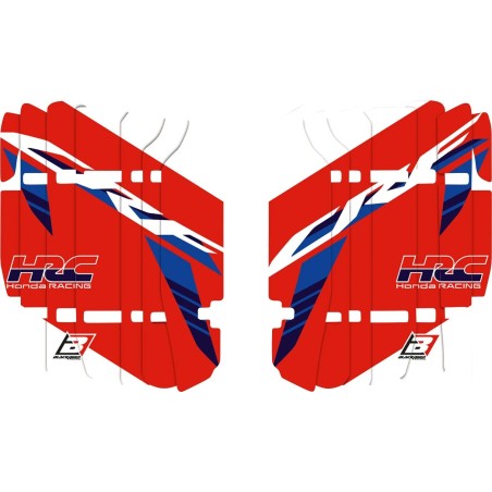 Radiator grilles with Team Honda HRC 2022 BLACKBIRD RACING graphics for HONDA CRF 250 from 2010 to 2013