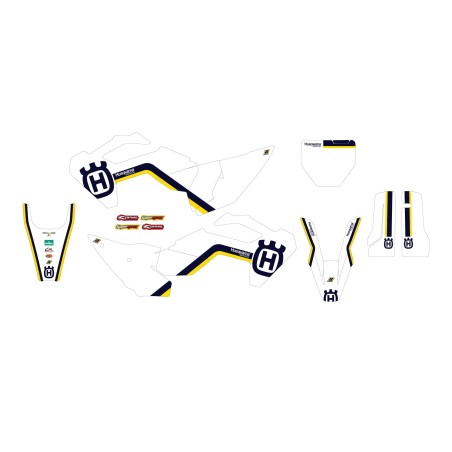 BLACKBIRD RACING kit deco retro para HUSQVARNA FC, TC de 2023 a 2024