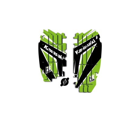 Pegatinas rejilla radiador BLACKBIRD RACING para KAWASAKI KX 450 de 2012 a 2015