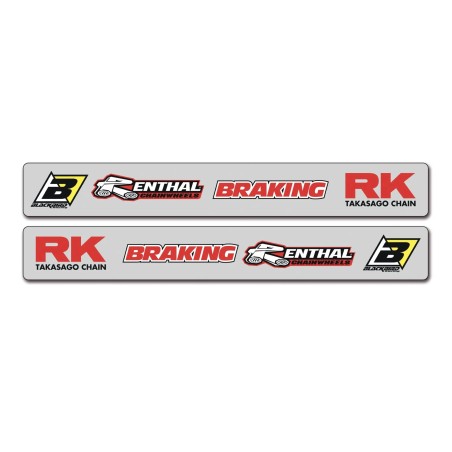 BLACKBIRD RACING swingarm decals for KAWASAKI KX 125, KX 250, KX 450 from 1994 to 2020