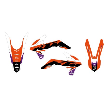 Dream 5 BLACKBIRD RACING kit deco para KTM EXC, SX, SX-F de 2013 a 2016