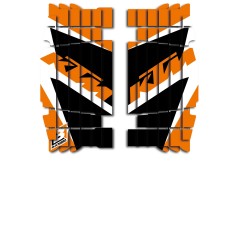 Adhesivos BLACKBIRD RACING para la rejilla del radiador de KTM EXC, SX, SX-F de 2016 a 2019