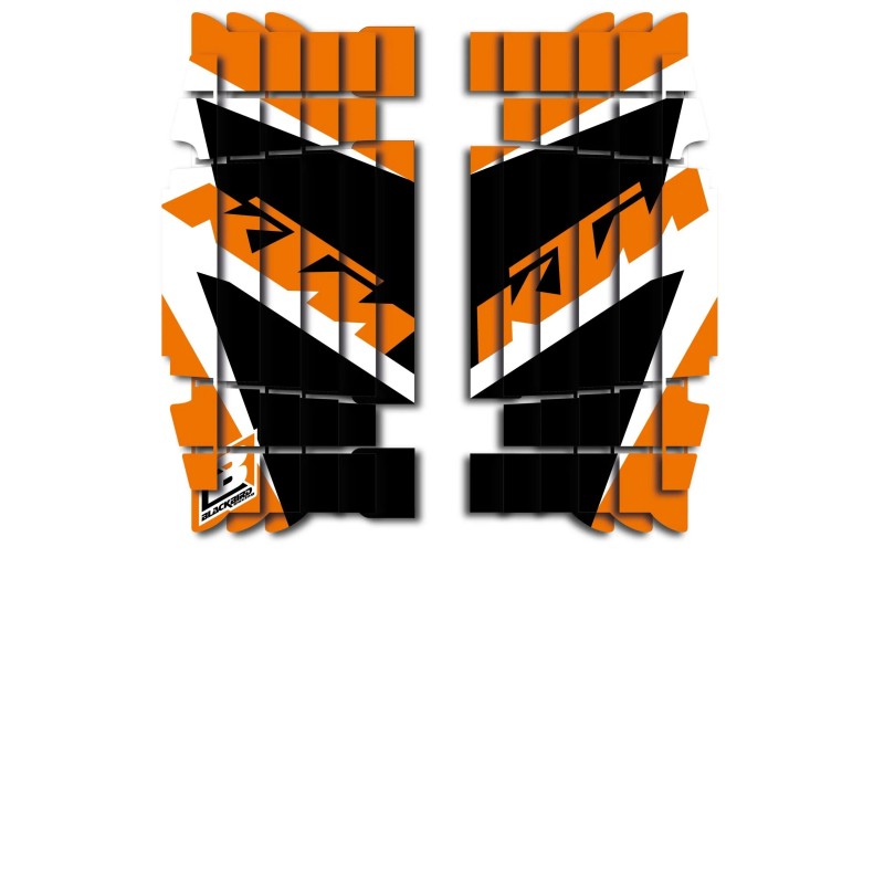 BLACKBIRD RACING radiator grille stickers for KTM EXC, SX, SX-F from 2016 to 2019 BLACKBIRD RACING radiator grille stickers for KTM EXC, SX, SX-F from 2016 to 2019