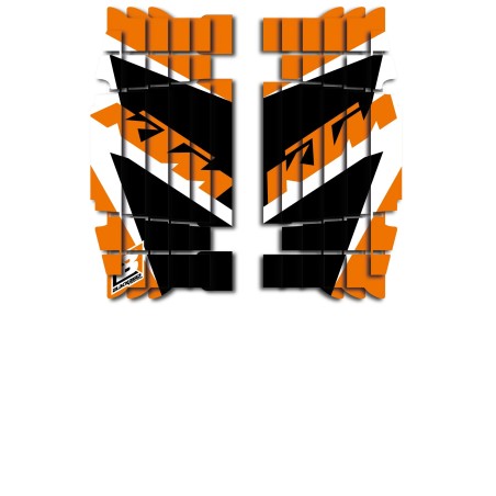 Autocollants de grille de radiateur BLACKBIRD RACING pour KTM EXC, SX, SX-F de 2016 à 2019