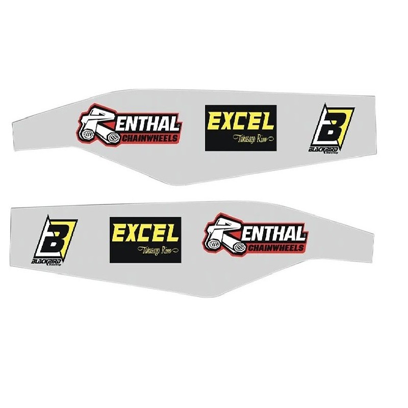 BLACKBIRD RACING swingarm stickers for KTM SX, SX-F from 2011 to 2022 BLACKBIRD RACING swingarm stickers for KTM SX, SX-F from 2011 to 2022