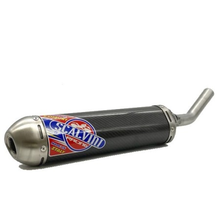 SCALVINI carbon/stainless steel exhaust silencer for YAMAHA 125 from 2022