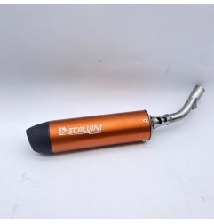 SCALVINI carbon muffler black/blue/red/purple/orange for HM 50 from 2010 to 2015