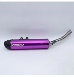 SCALVINI carbon muffler black/blue/red/purple/orange for HM 50 from 2010 to 2015