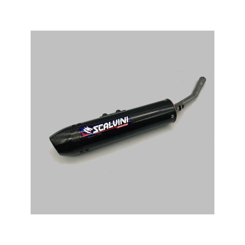 Silenciador de escape de carbono SCALVINI para BETA RR 50 de 2021 a 2024