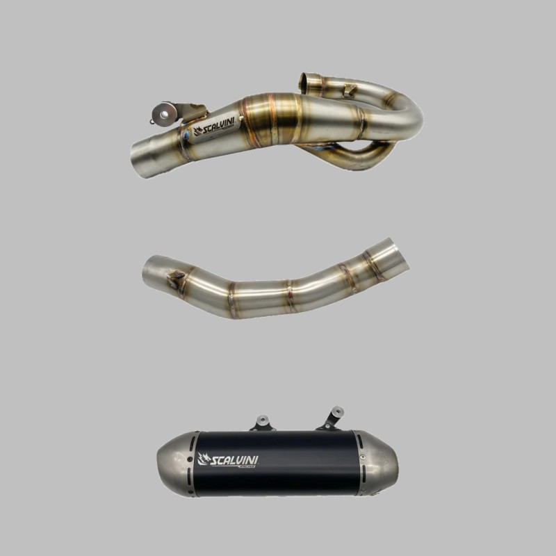 Complete SCALVINI exhaust system for KTM SXF, HUSQVARNA FC 250 from 2023 to 2024