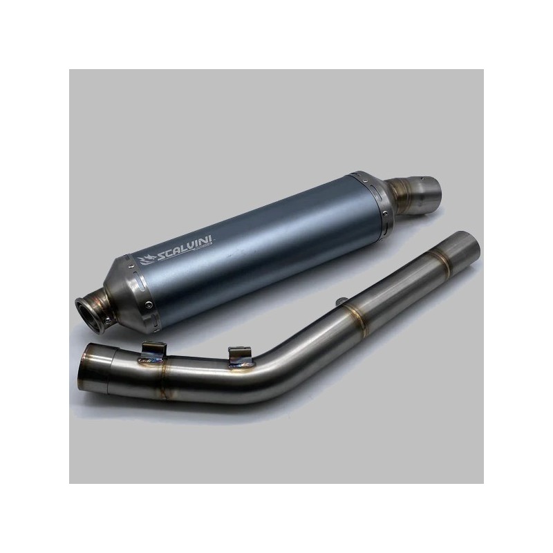 Échappement Complet SCALVINI pour KOVE 450 RALLY Titanium Gray