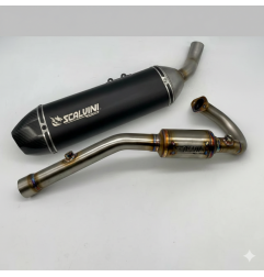 Échappement Complet SCALVINI pour BETA RR 125 4T Injection de 2021 à 2024