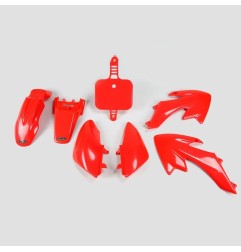 Kit completo de plástico rojo UFO para HONDA CRF 50 F de 2004 a 2023