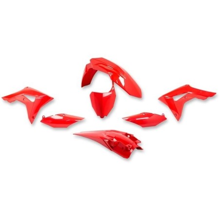 Kit completo de plástico UFO negro/rojo/amarillo neón para HONDA CRF R, RX 250, 450 de 2017 a 2021