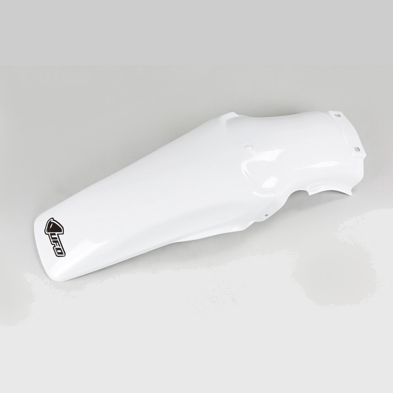Garde boue arrière UFO blanc/orange/rouge pour HONDA CR 125, 250, 500 R de 1990 à 2001