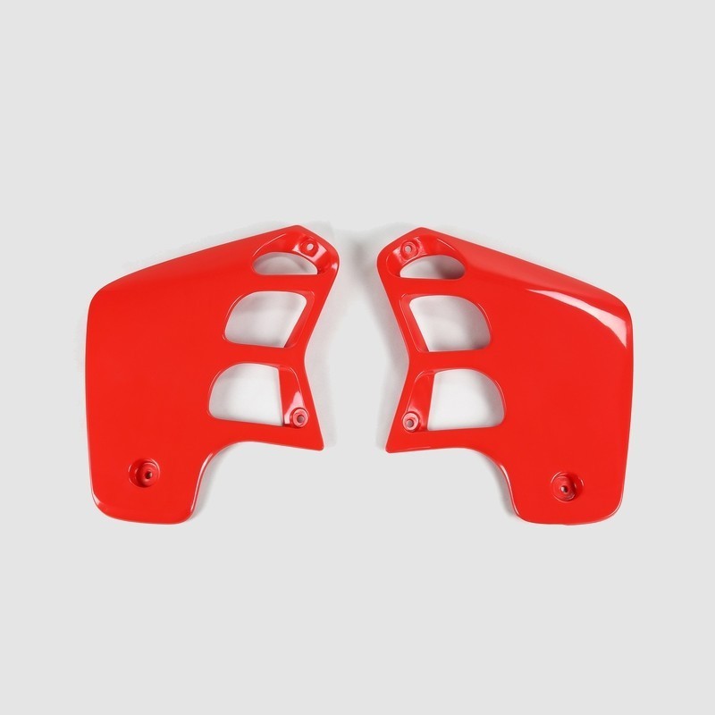 UFO radiator fins red/orange for HONDA CR 125, 250 R from 1988 to 1990