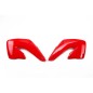 Ouïes de radiateur UFO rouge pour HONDA CR 125, 250 R de 2000 à 2001