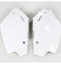 UFO red/white side number plates for HONDA CR 80 R from 1996 to 2002