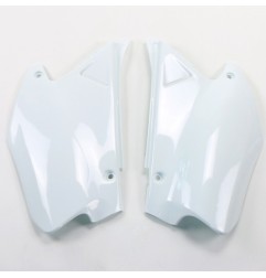 Placas de matrícula laterales UFO blancas para HONDA CR 125, 250 R de 2000 a 2001