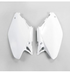 UFO red/white side number plates for HONDA CR 125, 250 R from 2005 to 2007