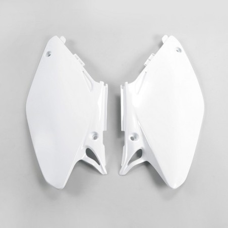 UFO red/white side number plates for HONDA CR 125, 250 R from 2005 to 2007