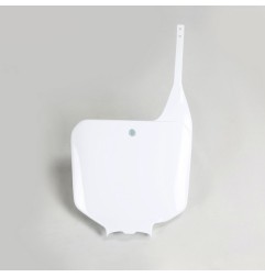 Front number plate UFO white for HONDA CR 125, 250, 500 R from 1995 to 2001