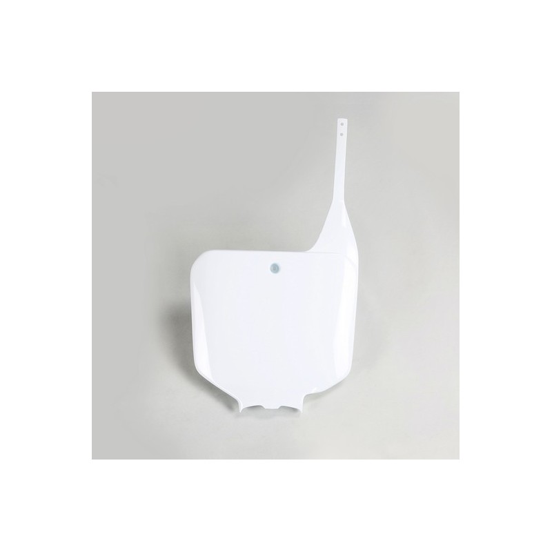 Front number plate UFO white for HONDA CR 125, 250, 500 R from 1995 to 2001