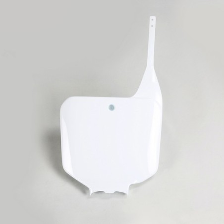 Front number plate UFO white for HONDA CR 125, 250, 500 R from 1995 to 2001