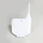 Front number plate UFO white for HONDA CR 125, 250, 500 R from 1995 to 2001