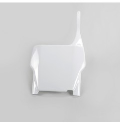 Front number plate UFO white for HONDA CR, CRF 125, 250, 450 from 2004 to 2007