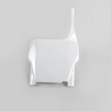 Placa de matrícula delantera UFO blanca para HONDA CR, CRF 125, 250, 450 de 2004 a 2007