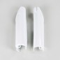Protections de fourche UFO noir/blanc pour HONDA CR, CRF R 125, 250, 450, 500 de 1998 à 2013