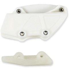 Guide chaîne UFO translucide pour HONDA CR 125, 250, 500 R de 1988 à 1989