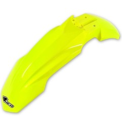 Garde boue avant UFO noir/blanc/jaune fluo pour HONDA CRF R, CRF RX ENDURO 250, 450 de 2017 à 2021