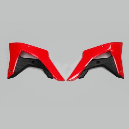 Aletas de radiador originales UFO para HONDA CRF RX ENDURO 250, 450 de 2017 a 2021