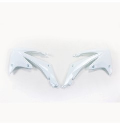 Ouïes de radiateur UFO blanc/rouge pour HONDA CRF 250, 450 R de 2009 à 2013