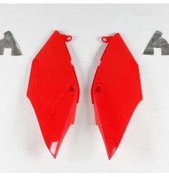 UFO side number plates red/black for HONDA CRF R, RX ENDURO 250, 450 from 2017 to 2021