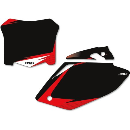 Kit de placa de matrícula gráfica precortada FACTORY EFFEX para HONDA CRF 250, CRF 450 de 2009 a 2013