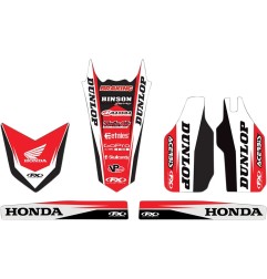 Juego de embellecedores gráficos FACTORY EFFEX para HONDA CR 125, CR 250 de 1997 a 1999