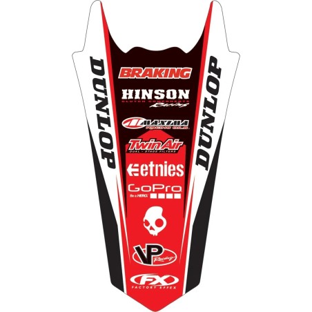 FACTORY EFFEX rear mudguard kit for HONDA CR 125, CR 250, CR 500 from 1986 to 2001