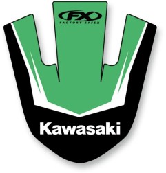 FACTORY EFFEX Front Fender Graphic Kit for KAWASAKI KX 100, KX 112, KX 85 from 2014 to 2022