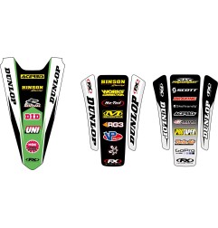 Autocollant pour garde-boue arrière FACTORY EFFEX pour KAWASAKI KX 450 de 2024 à 2026