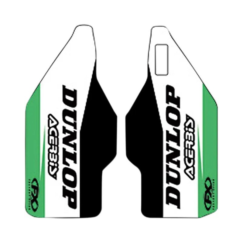 Stickers pour protège-fourche inférieur FACTORY EFFEX pour KAWASAKI KX 125, KX 250, KX 450 de 2006 à 2008 Stickers pour protège-fourche inférieur FACTORY EFFEX pour KAWASAKI KX 125, KX 250, KX 450 de 2006 à 2008