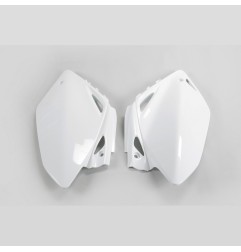 Placas de matrícula laterales UFO blancas para HONDA CRF 450 R de 2005 a 2006