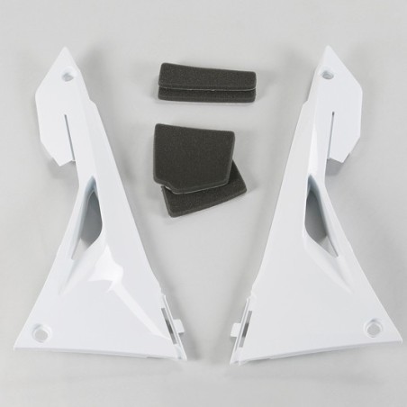 Tapas de caja de aire UFO blanco/negro/rojo/amarillo fluorescente para HONDA CRF R, RX ENDURO 250, 450 de 2017 a 2021