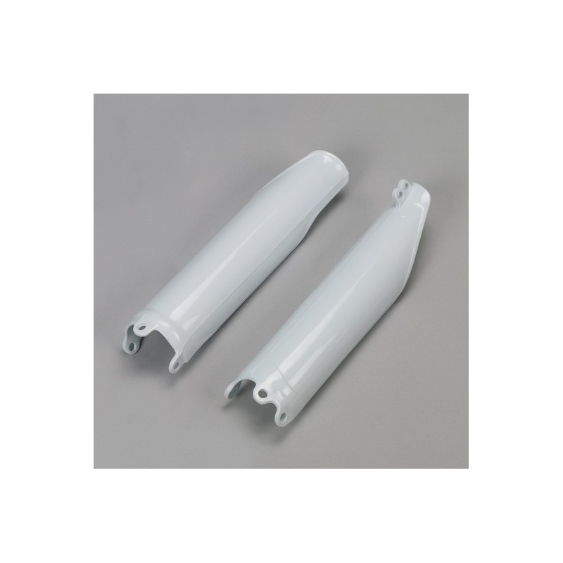 Protectores de horquilla UFO negro/blanco/rojo para HONDA CRF 250, 450 R de 2009 a 2018 Protectores de horquilla UFO negro/blanco/rojo para HONDA CRF 250, 450 R de 2009 a 2018